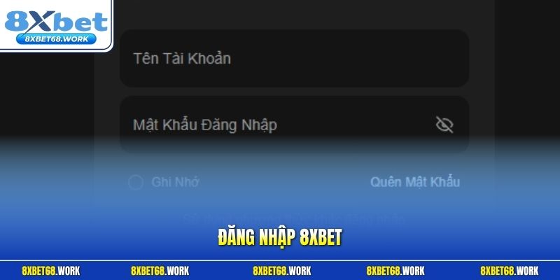 Đăng nhập 8xbet