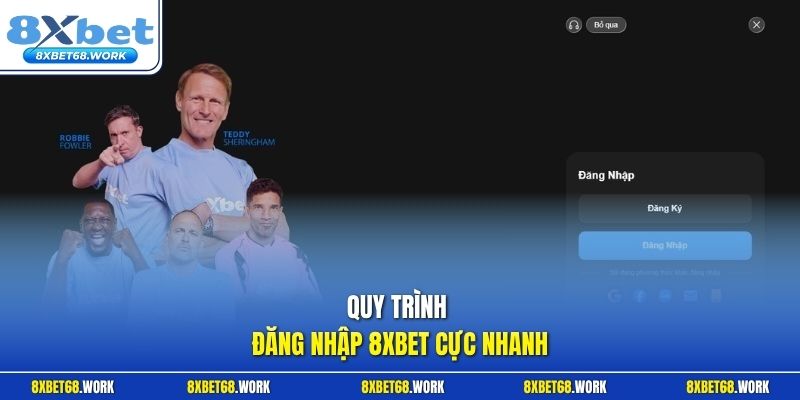 Quy trình đăng nhập 8xbet cực nhanh